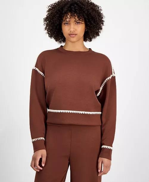 And Now This Petite Whipstitch Sweatshirt & Pants Set – Size PXS – NWT – $49,50