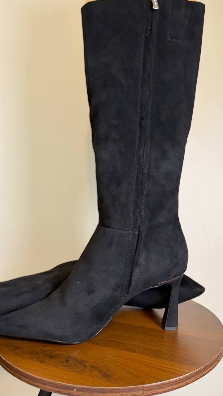 DKNY Toe Dress Boots 11M Black Rubber New in Box MSRP $199
