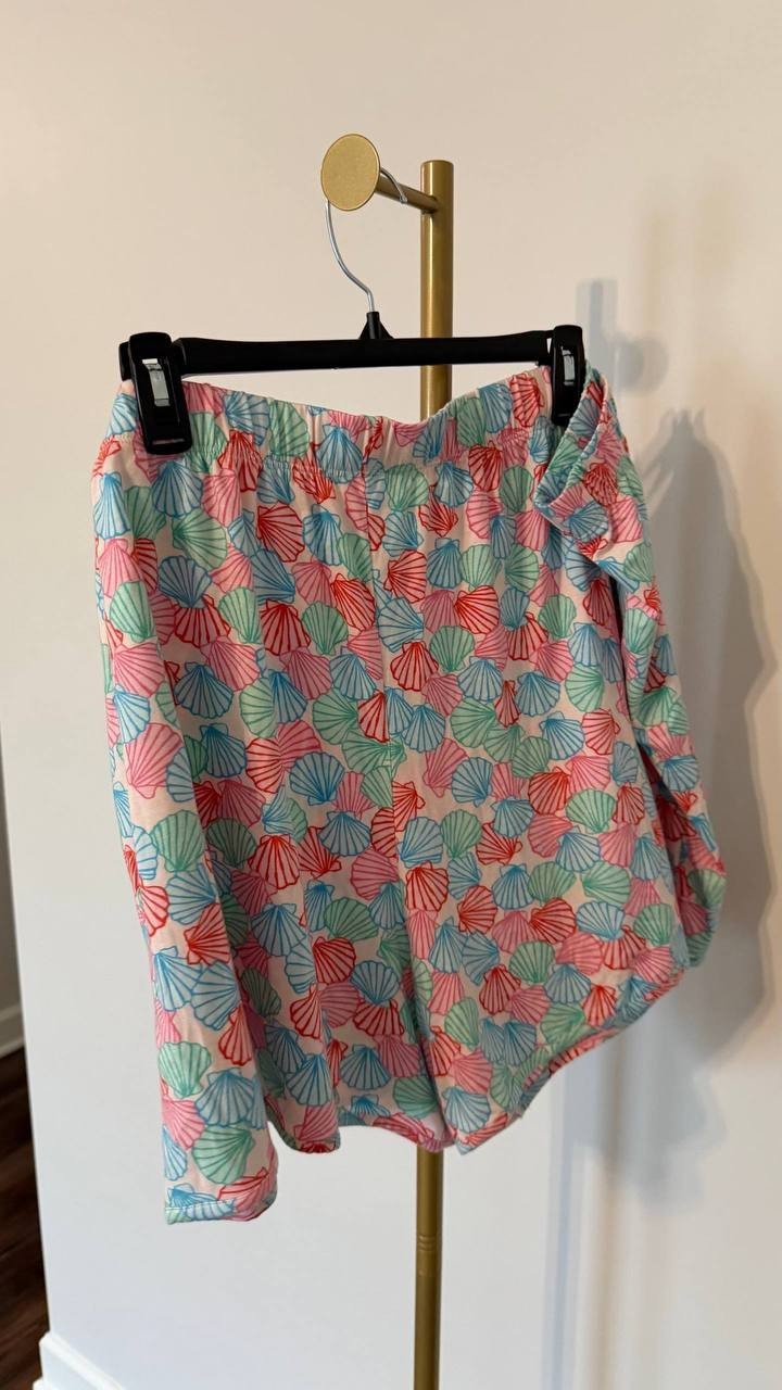 Adore Me 3X Multicolor Sea Print Shorts NWOT Relaxed Fit Summer Casual