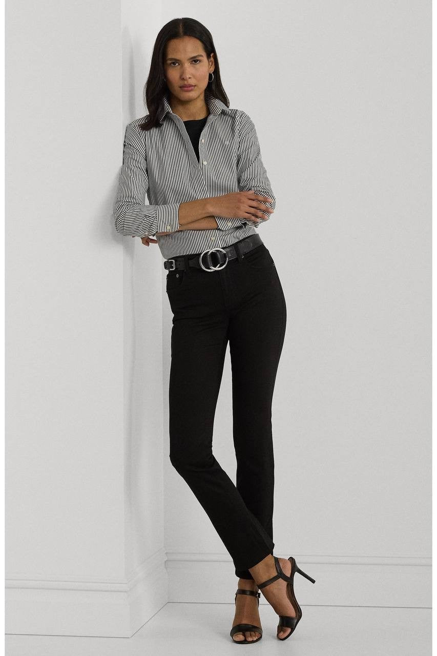 Lauren Ralph Lauren Shirt Black/White XS Pre-Owned Good $99.50