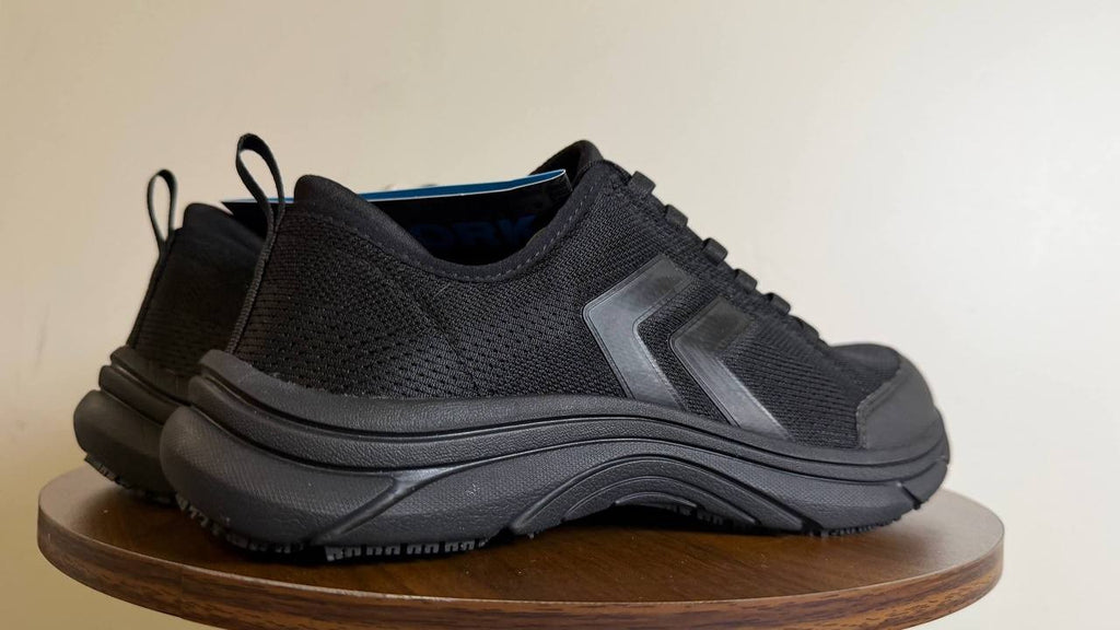 Dr. Scholl’s Black Textile Slip‑On Work Shoes 9M NIB $65