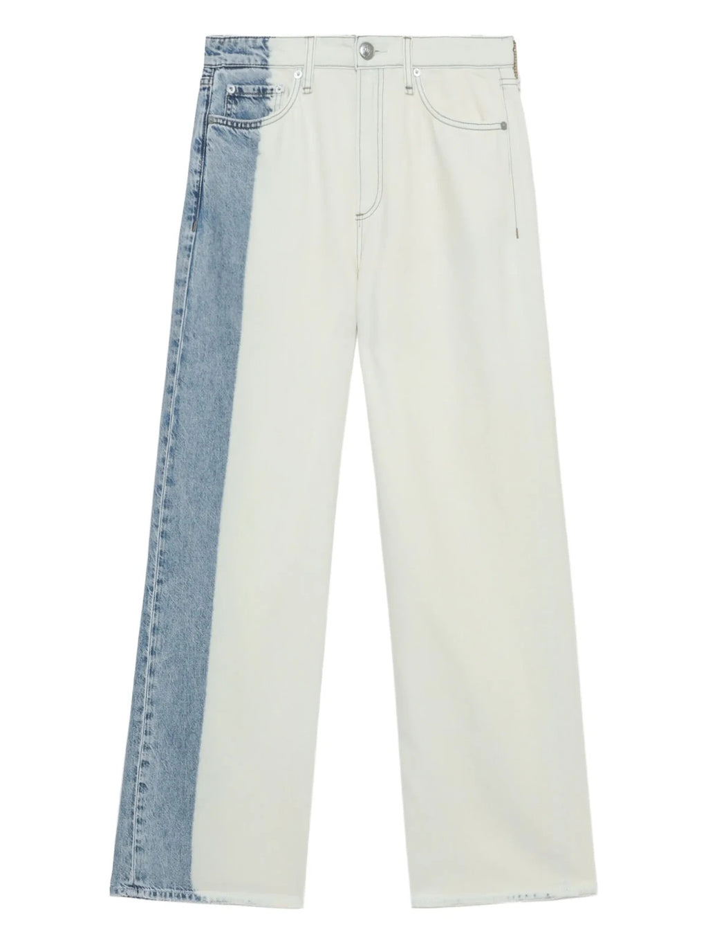 Rag & Bone Logan Two-Tone Wide Leg Jeans – Size 26 (Waist 27")