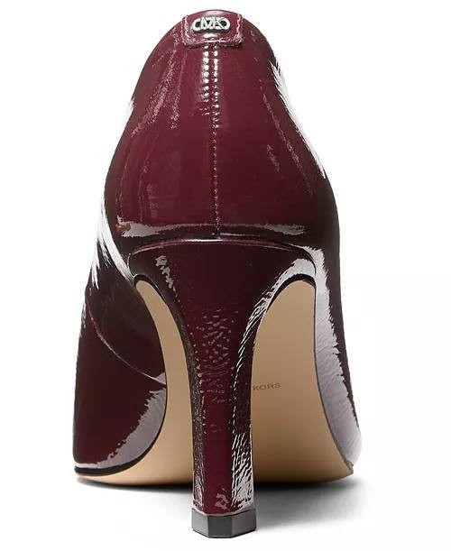 Michael Kors Oxblood Patent Leather Pumps 7.5M Pre‑Owned w/ Box MSRP $125