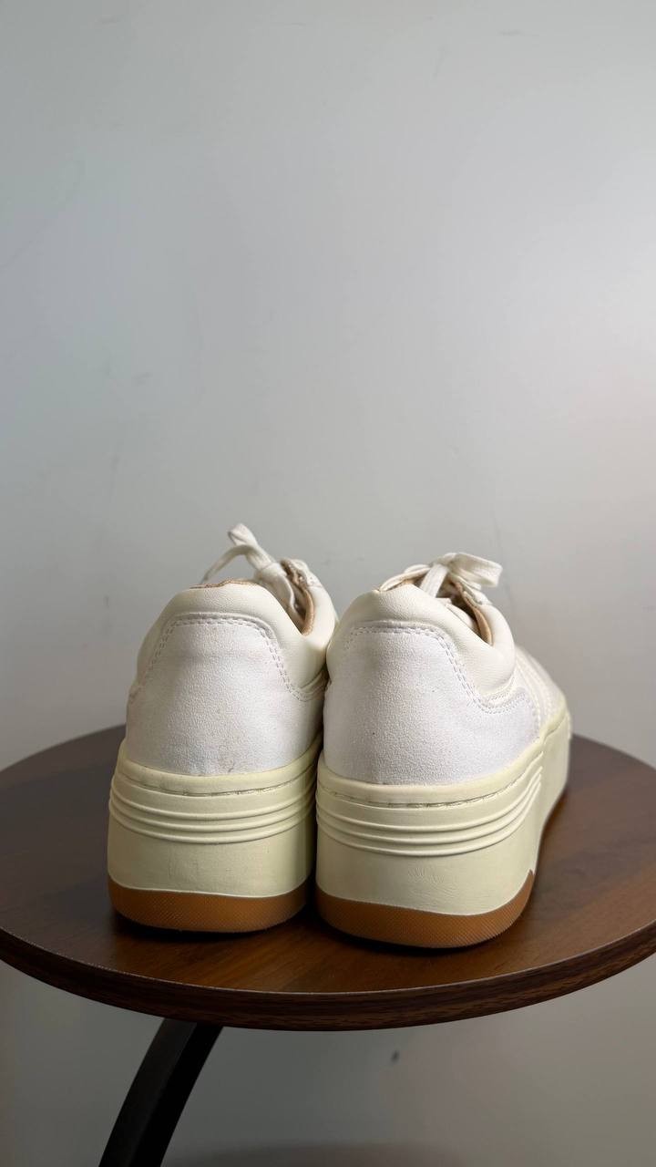 Madden Girl Livvyy Platform Sneakers White 8.5M  $59 NWOB