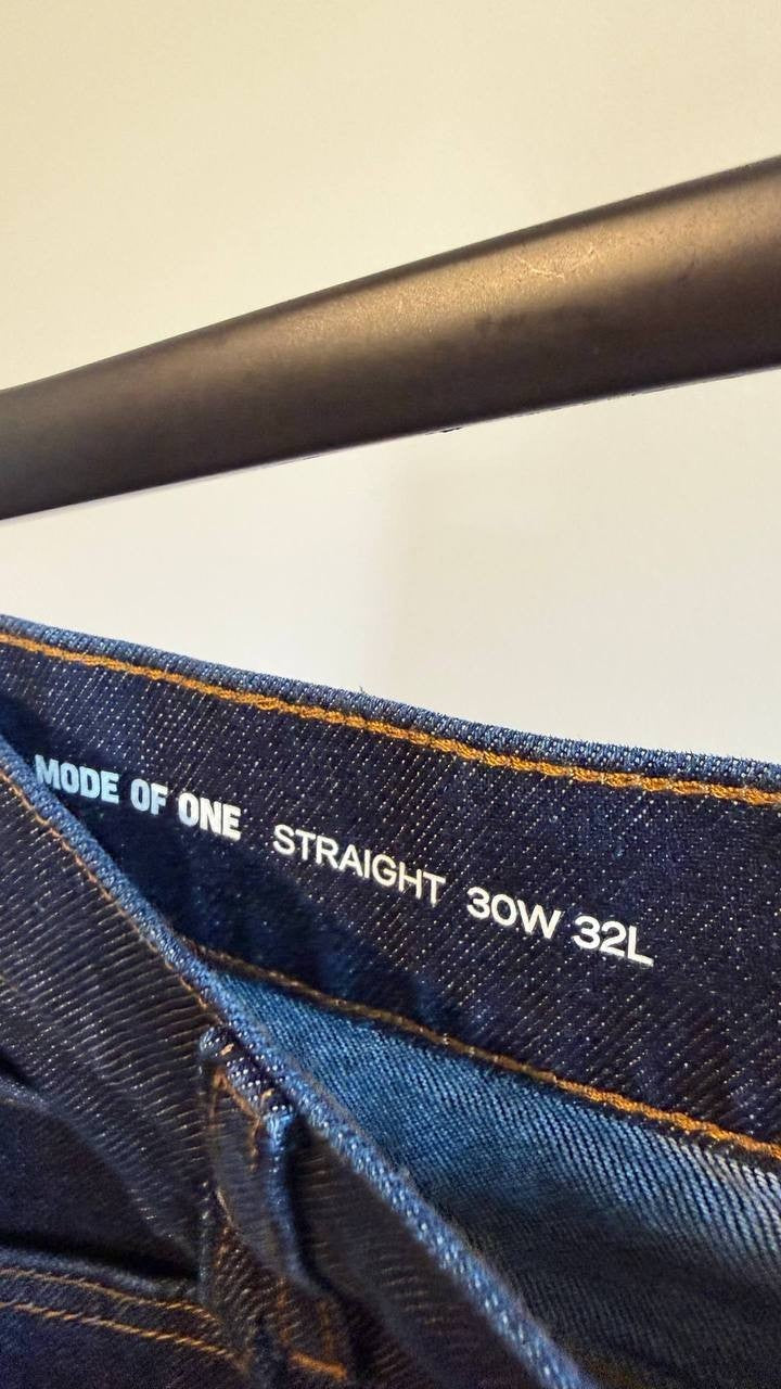 Mode of One Men’s Straight‑Fit Jeans 30W 32L $69.50 NWT