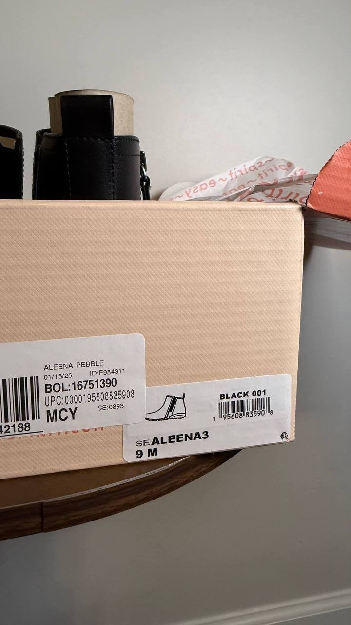 Easy Spirit Aleena Booties 9M Black Faux Leather Zip Round Toe NIB msrp$99