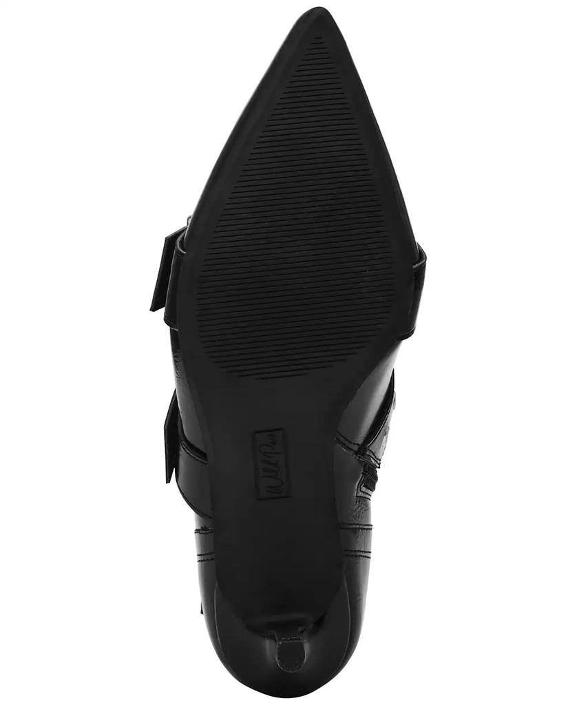 Wild Pair Moonbeam Buckle Booties Black 11M Man‑Made Stiletto MSRP $89.90 NWB