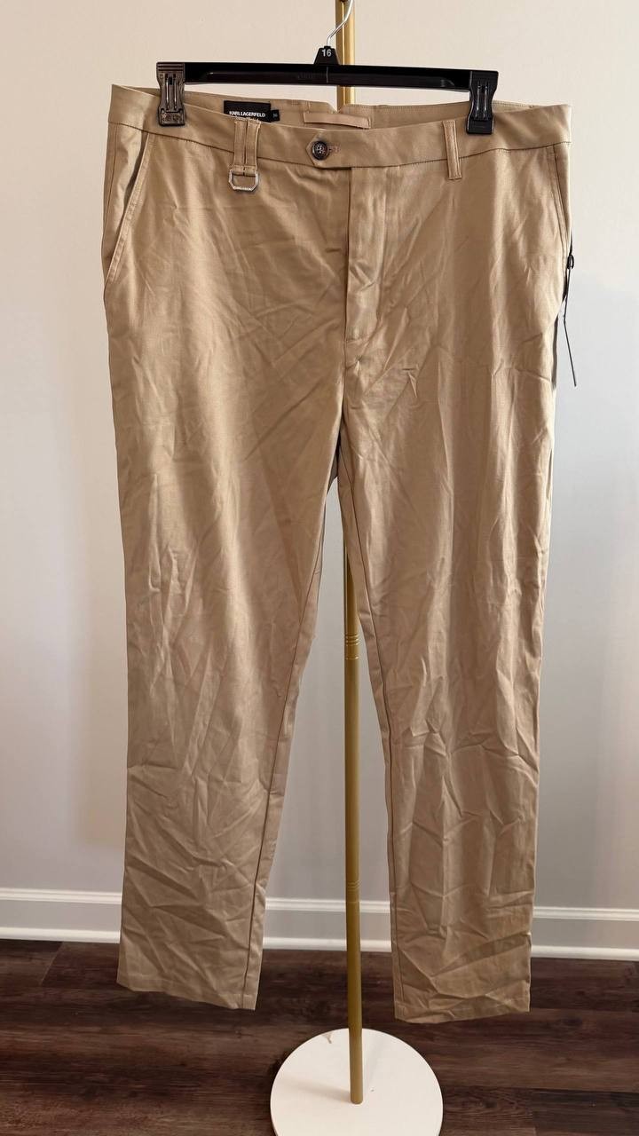 Karl Lagerfeld Paris – Men’s Straight‑Fit Chino Pants – Size 36 – NWT – $149