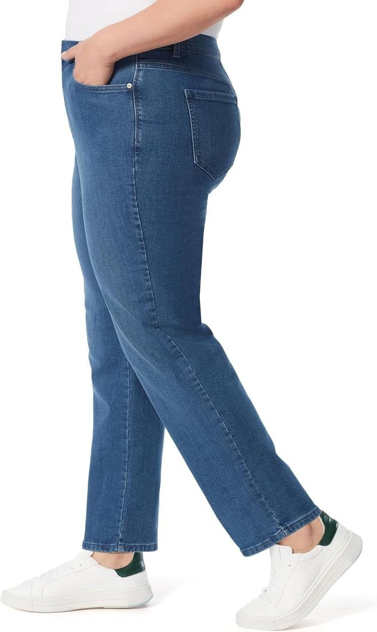 Gloria Vanderbilt Women’s Plus Amanda Jean Frisco 16W $56 NWT