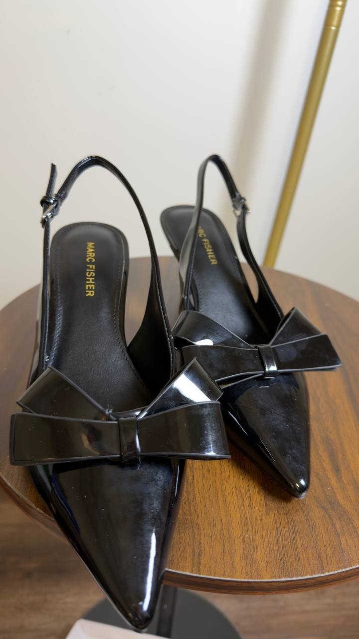 Marc  Fisher  Slingback  Pumps  Black  8.5  M  Pre‑Owned  $99