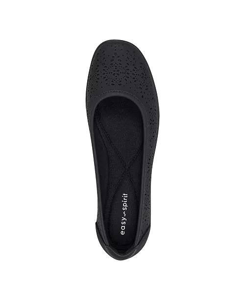 Easy  Spirit  Ballet  Flats  Black  5M  New  $69