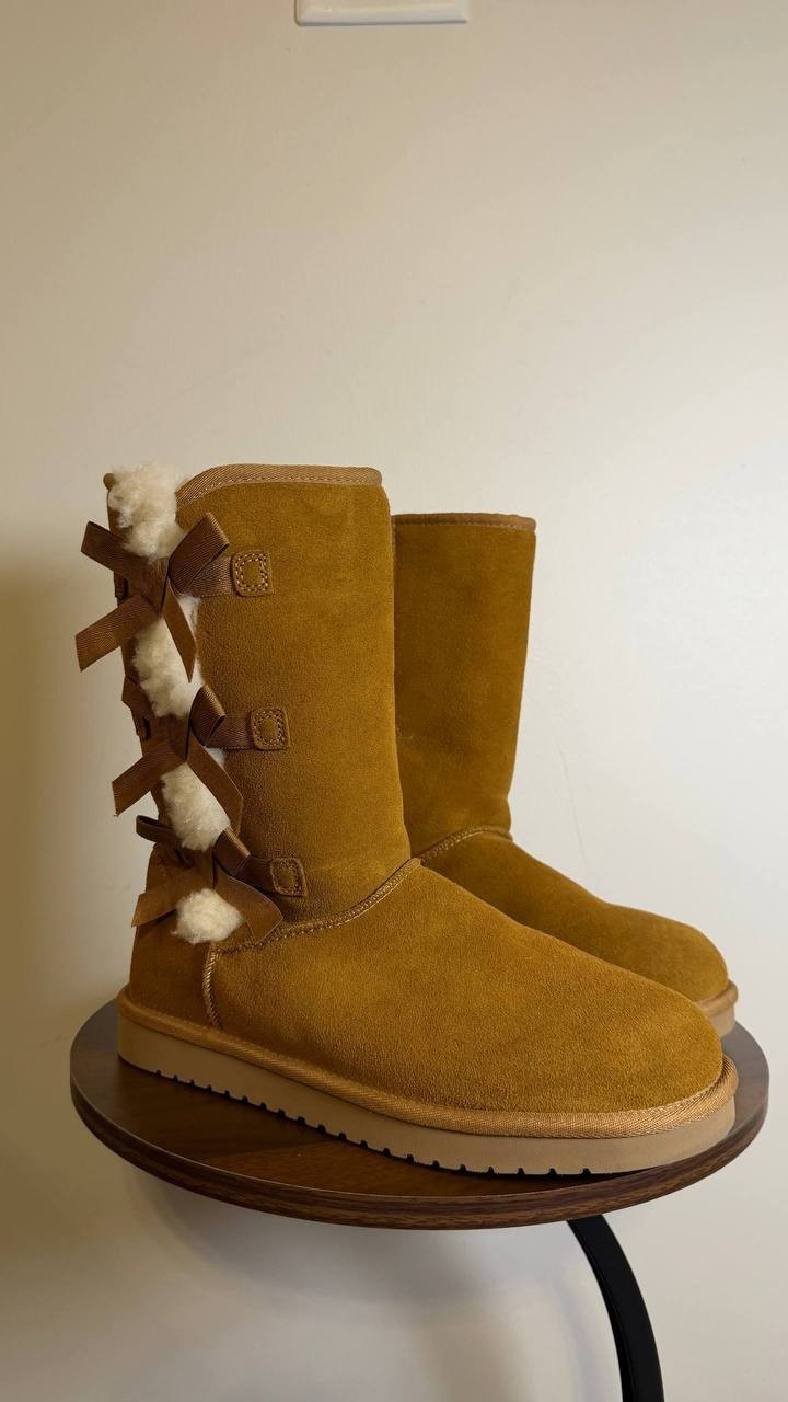 Koolaburra by UGG Boots Size10 Chestnut Suede Pull‑On Warm  Winter NWOB msrp$110