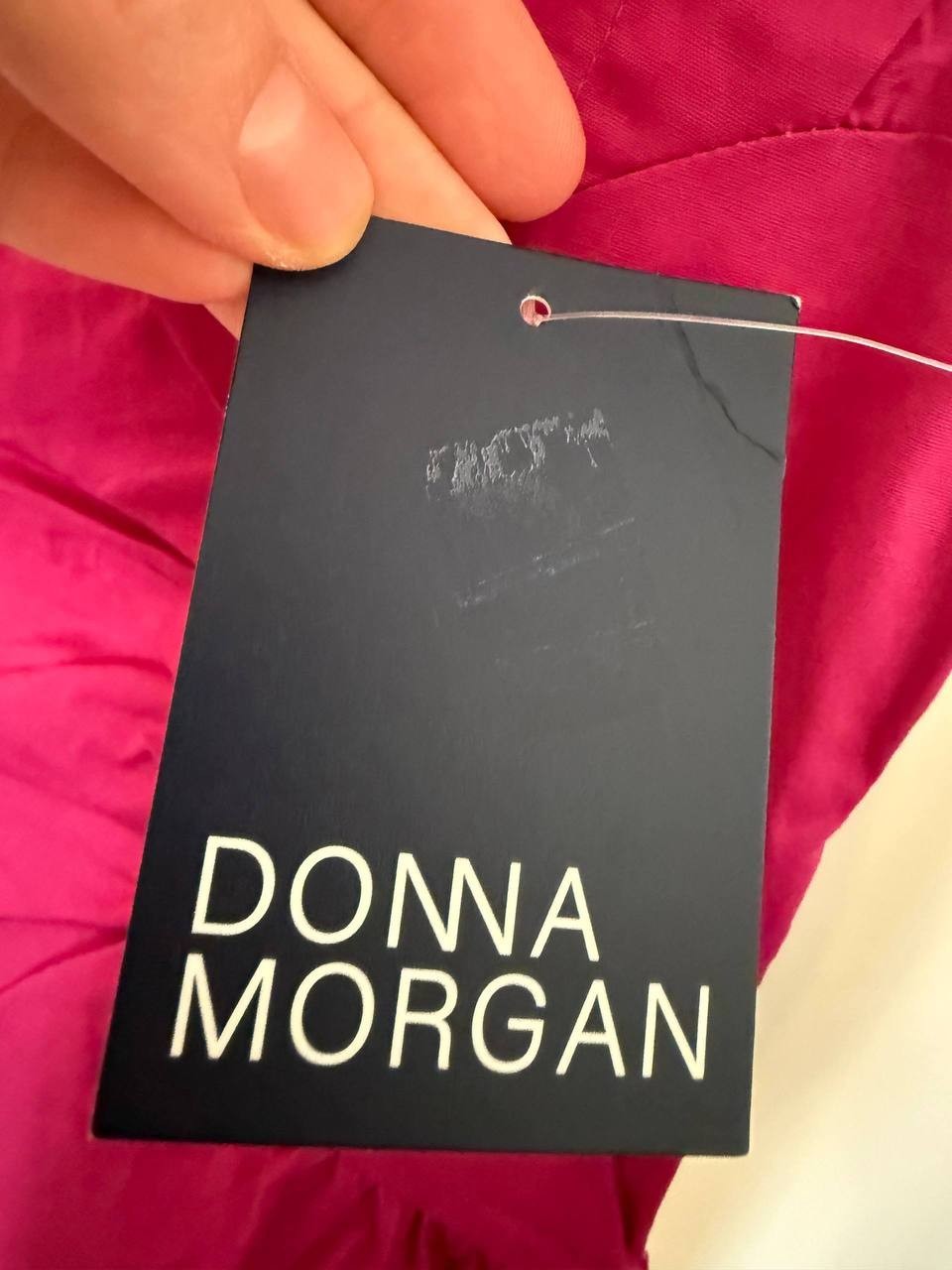 Donna Morgan Gathered‑Waist Extended‑Shoulder Dress – Size 4 – NWT – $40