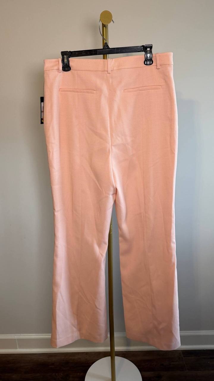 Tommy Hilfiger Slim Fit Flare Trouser Pants Evening Sand 12 NWT $109