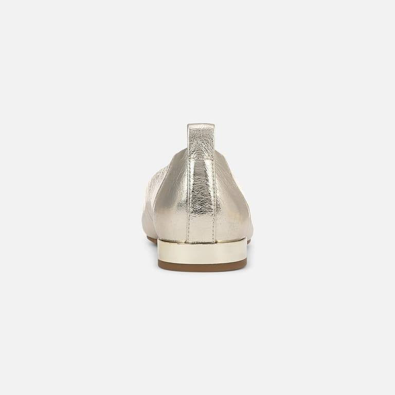 Naturalizer Jordyn Loafer Champagne 7.5W Leather Comfort Slip‑On $125 NWOB