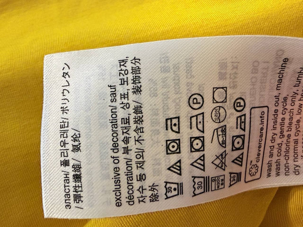 Calvin Klein Lemon Amber Midi Dress – Size L – NWT