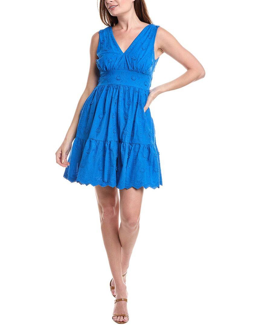 Taylor Floral Mini Dress – Blue-Size 8 – NWT