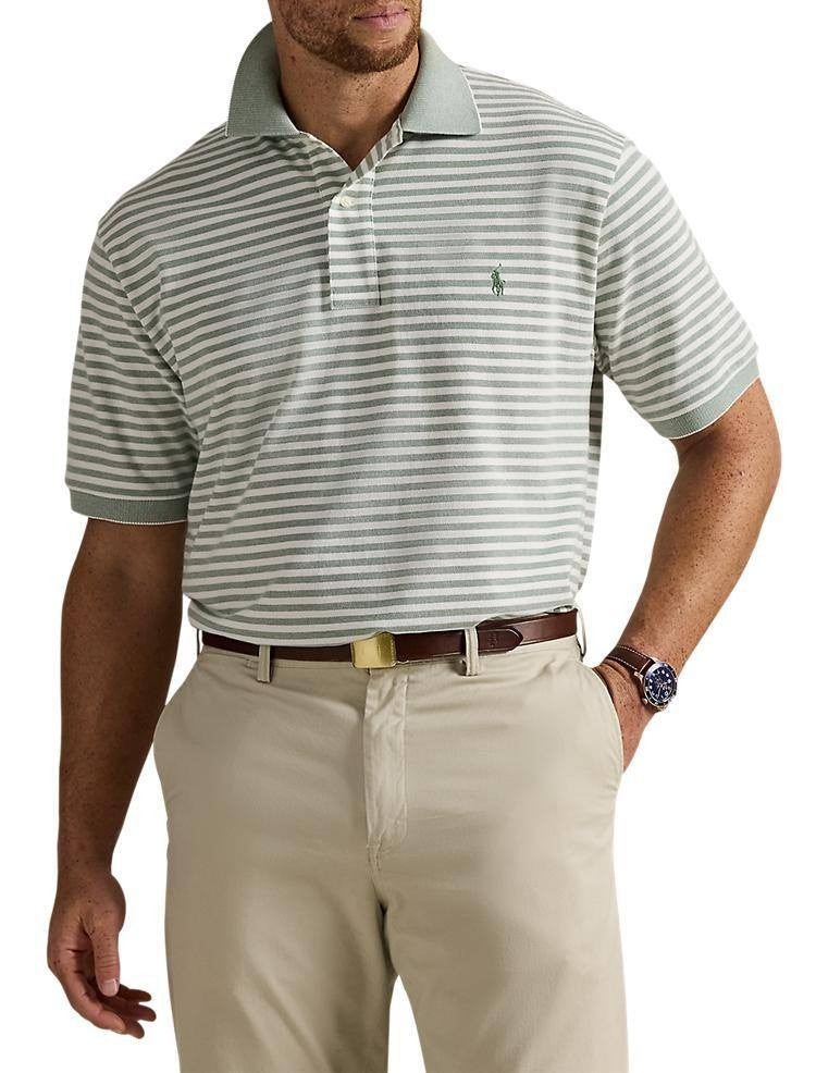 Polo Ralph Lauren Striped Oxford Mesh Polo Shirt Multi 2LT NWT $125