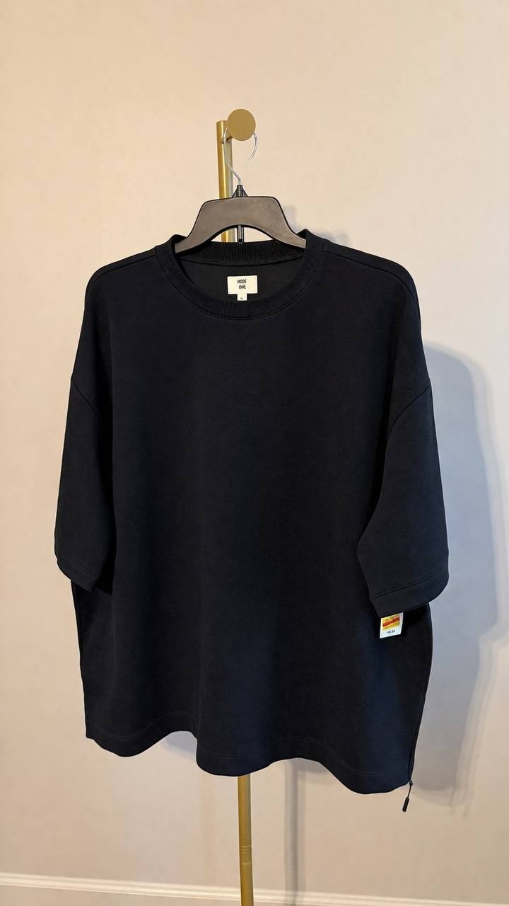 Mode of One Men’s Regular‑Fit Crewneck Sweatshirt Black XXL $49.50 NWT