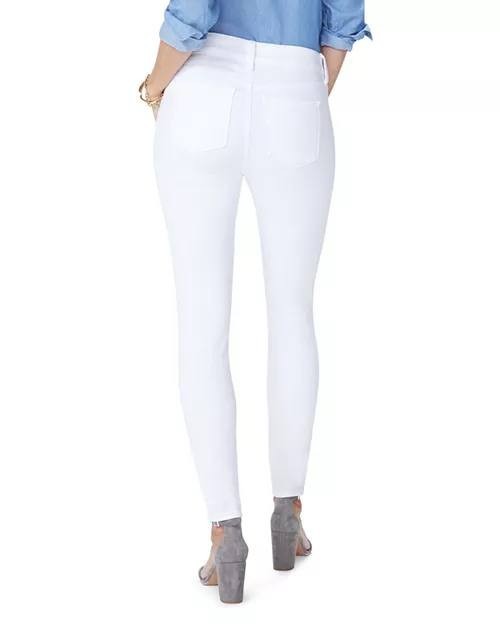 NYDJ Ami Skinny Jeans Optic White Size 12 NWT Lift Tuck Technology Mid Rise