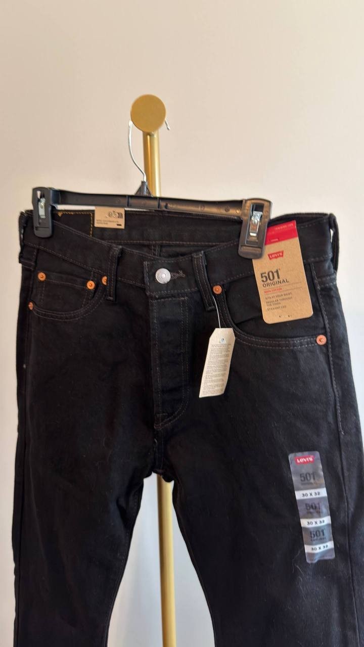 Levi’s 501 Original Fit Jeans Black Men’s 30x32 NWT $138