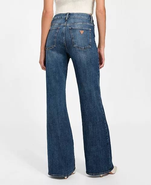Guess Classic Faye High Rise Bootcut Jeans Denim Blue 27 NWOT MSRP $108