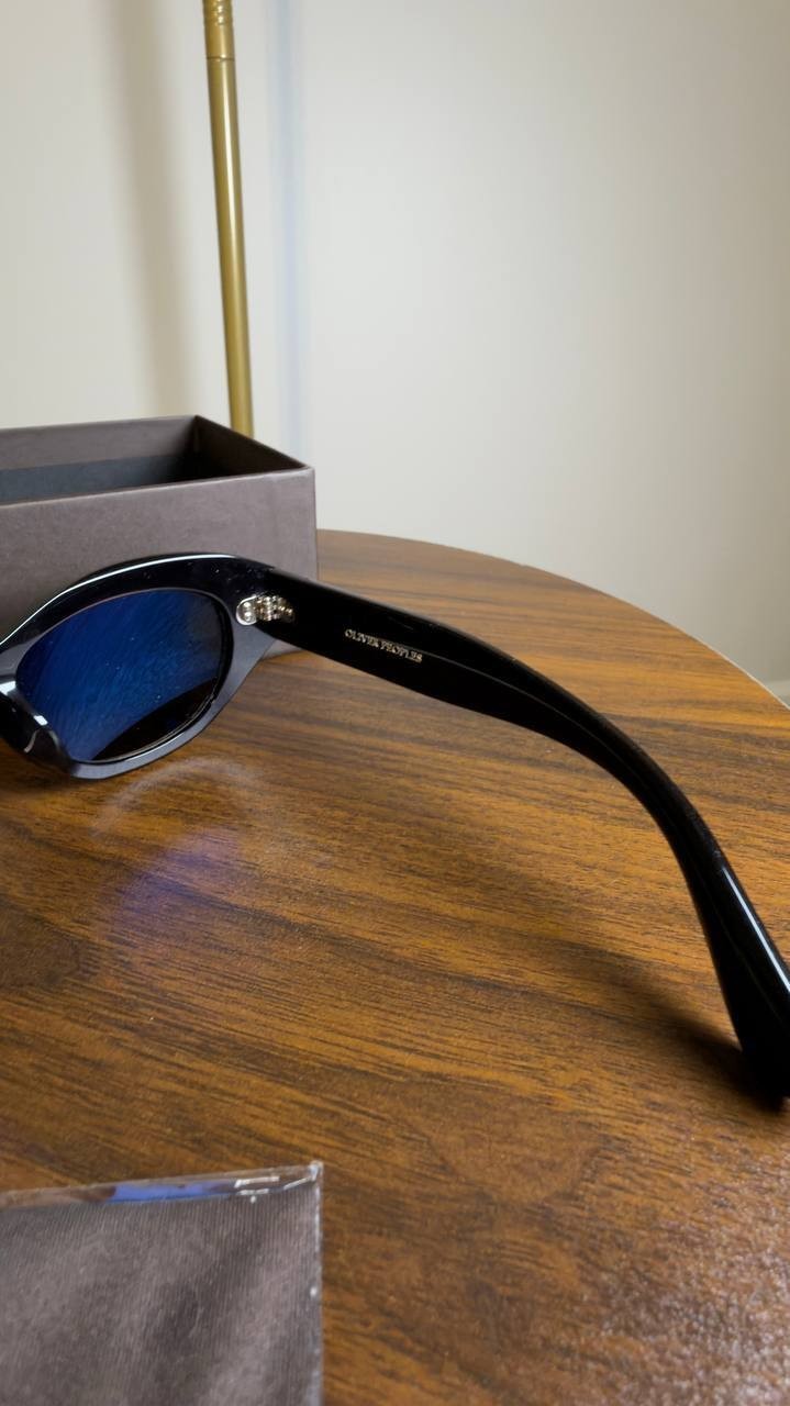 Oliver  Peoples  Lerrue  Sunglasses  Black  Acetate  OS  NWOT  $514