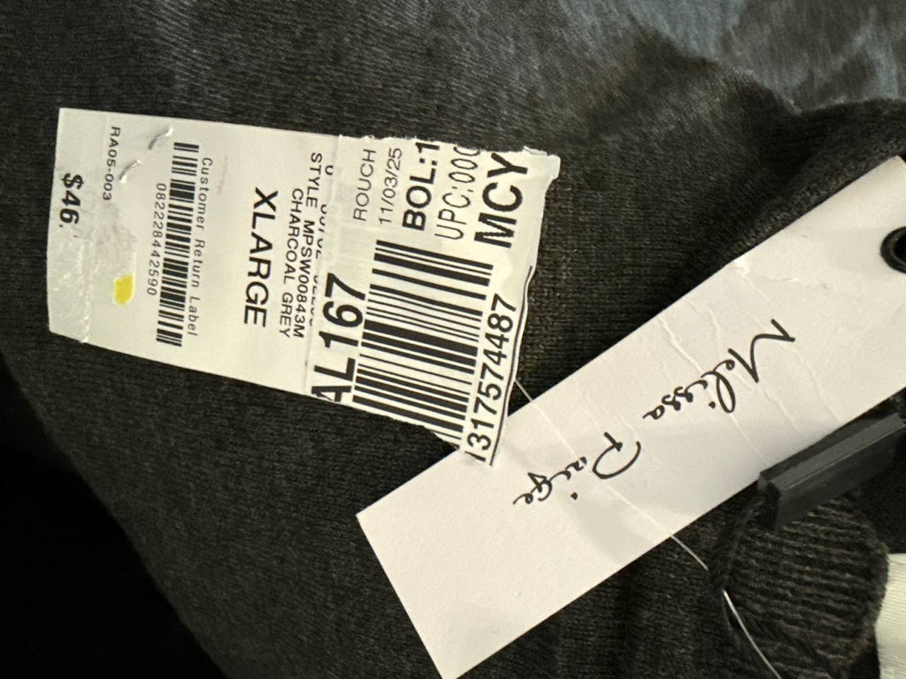 Melissa Paige Ruched‑Sleeve Funnel‑Neck Sweater – Size XL – NWT – $46