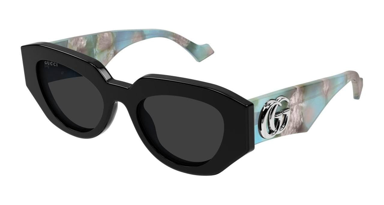 Gucci Women’s Gucci Generation  Cat Eye Sunglasses Blue Grey Black OS NWT $500