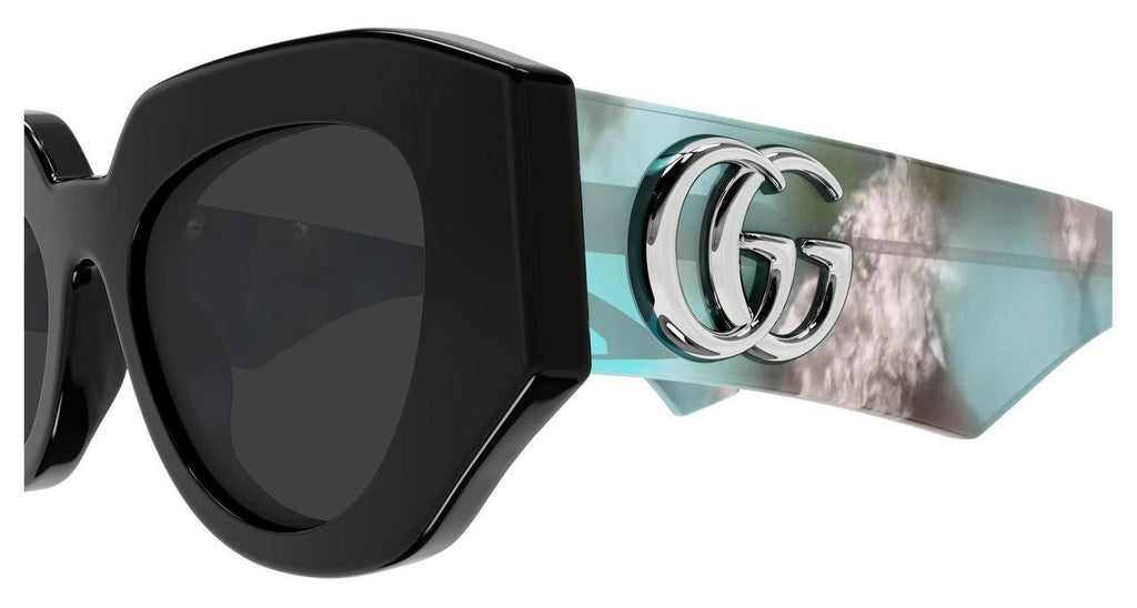 Gucci Women’s Gucci Generation  Cat Eye Sunglasses Blue Grey Black OS NWT $500