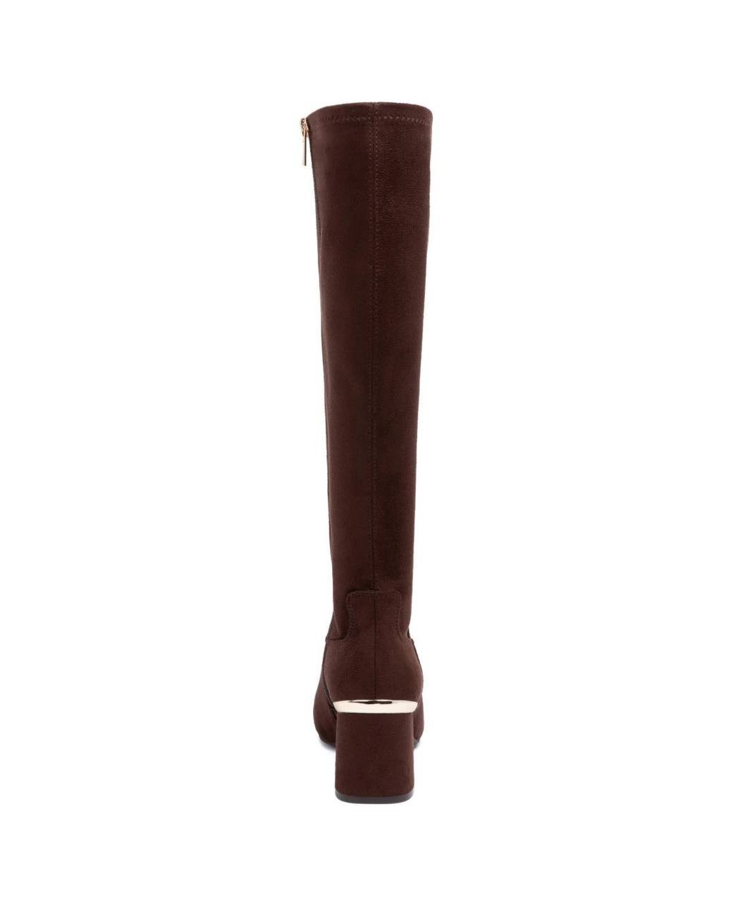 Jones New York Durana Knee High Boots Dark Brown 7M Man‑Made $109.50 NWB