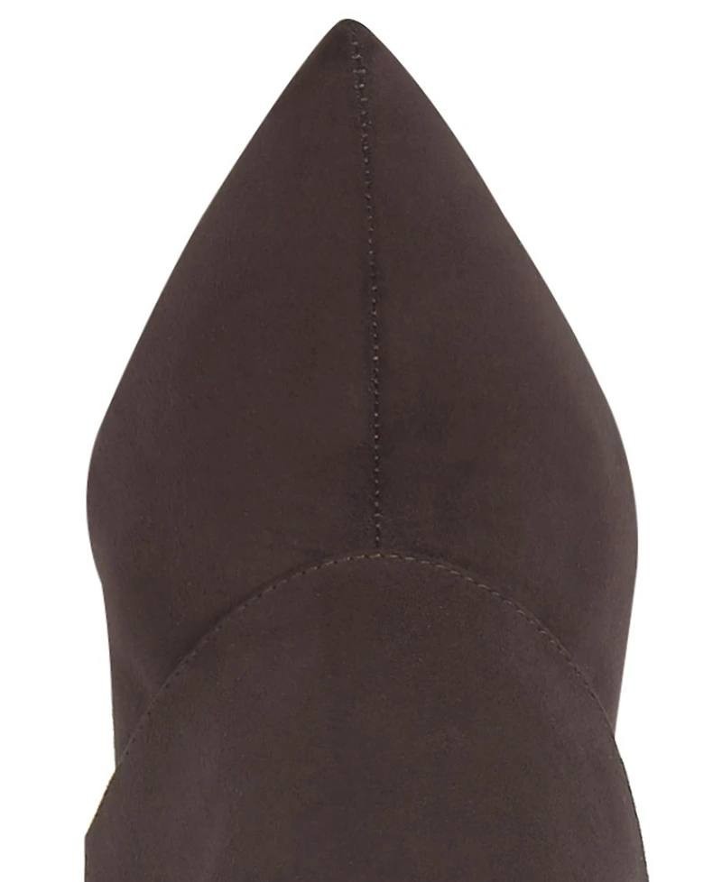 INC Intl Concepts Reach Truffle Faux Suede High Boots 8.5M NIB MSRP $129.90