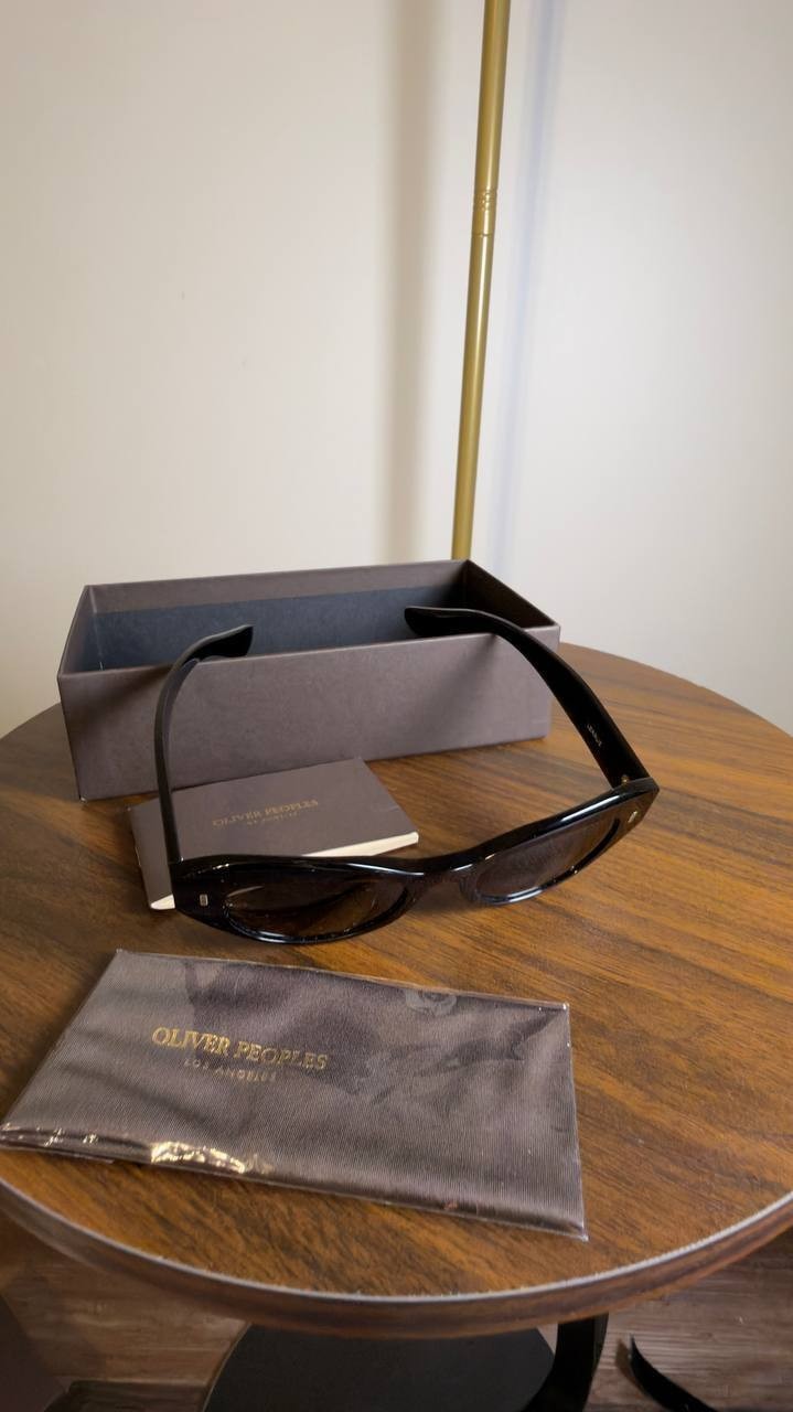 Oliver  Peoples  Lerrue  Sunglasses  Black  Acetate  OS  NWOT  $514