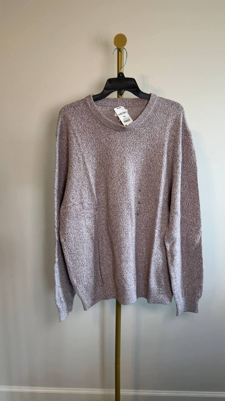 Mode of One Men’s Regular‑Fit Marled‑Knit Sweater Soft Moon XL NWT $69.50