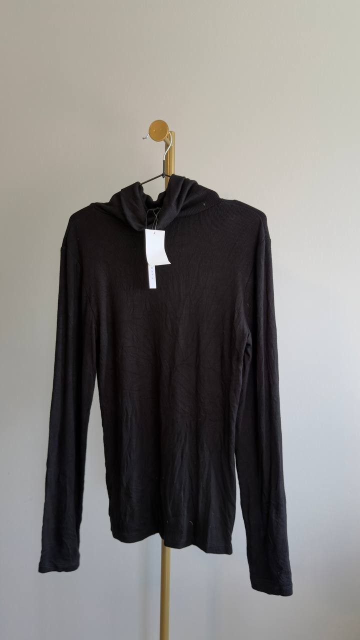 Sanctuary Essential Turtleneck Top Black L NWT $59