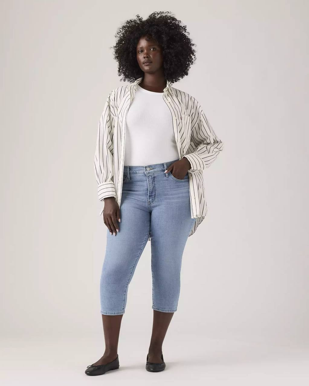 Levi’s Women’s 311™ Shaping Skinny Capri Jeans Blue Size 16W NWT $59.50