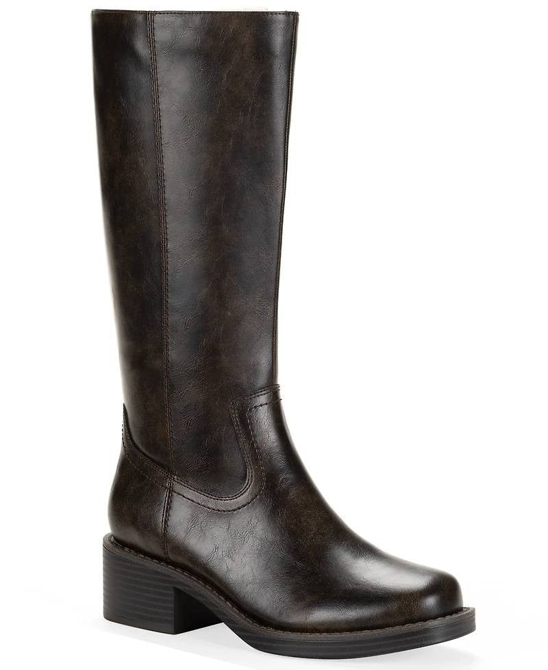 Wild Pair Warblerr Tall Boots – Downtown Brown – Size 7M – Manmade – New in Box