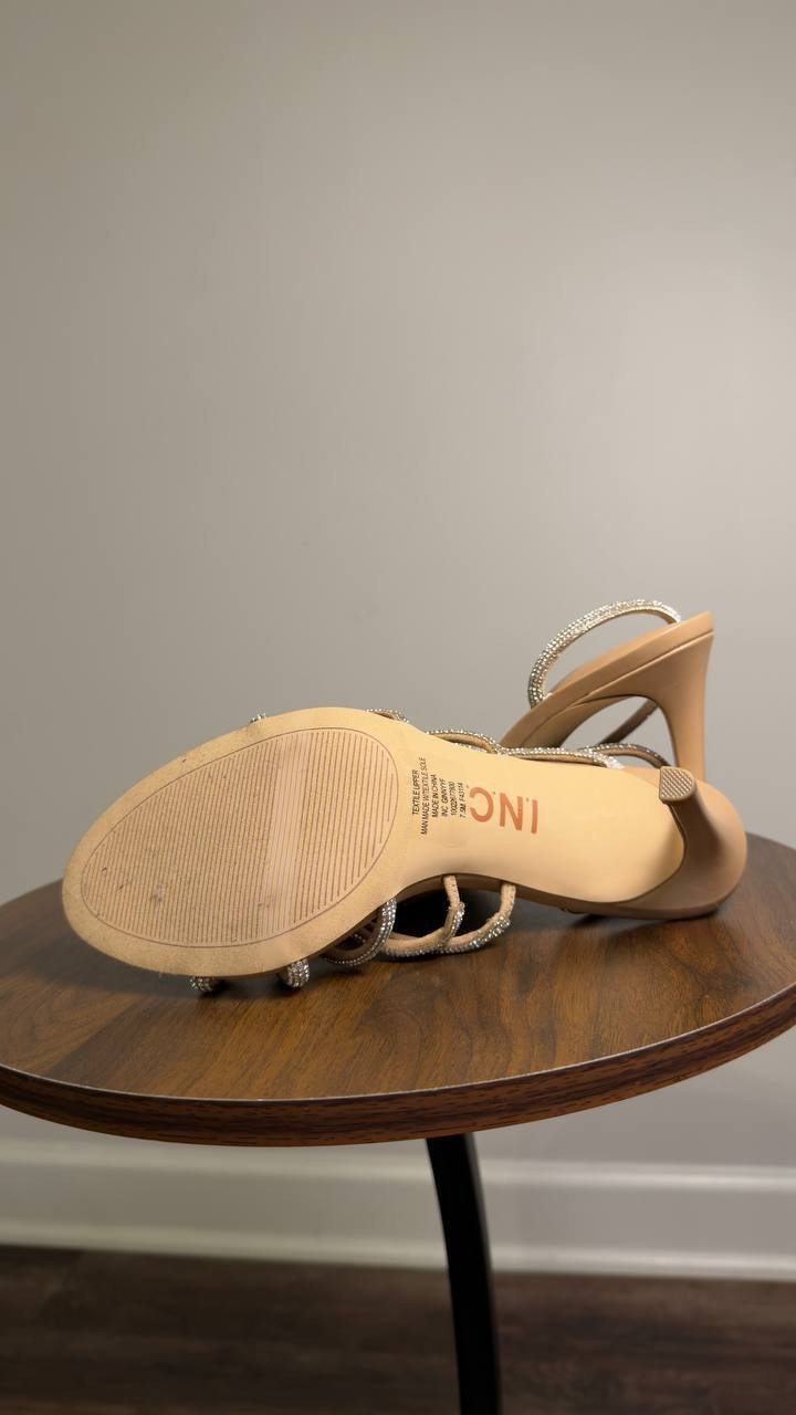 I.N.C. International  Concepts   Sandals  Nude  Bling  7.5 M  NWT  $99.90