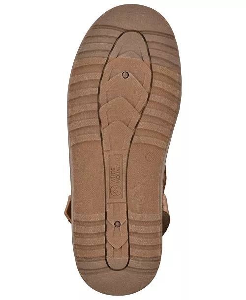 White Mountain Chestnut Polyester Icebound Slingback Clogs 7M NIB MSRP $59