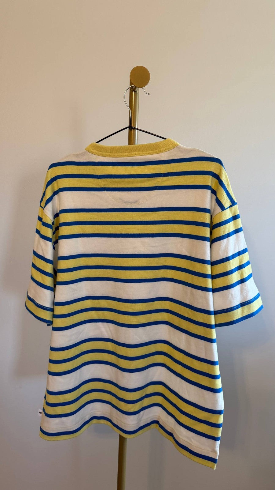 Mode of One Men’s Relaxed‑Fit Stripe T‑Shirt Multicolor Cotton M NWT