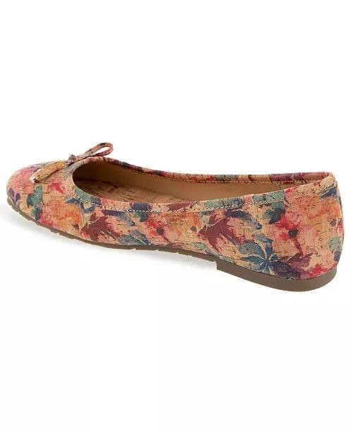 Reaction  Kenneth  Cole  Ballet  Flats  Pansy  Floral  Cork  7  M  New  $69
