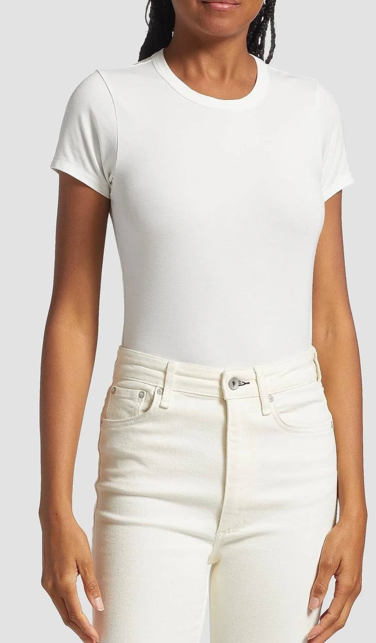 rag & bone Women’s ICONS Luca Baby T‑Shirt White XXS NWT $178