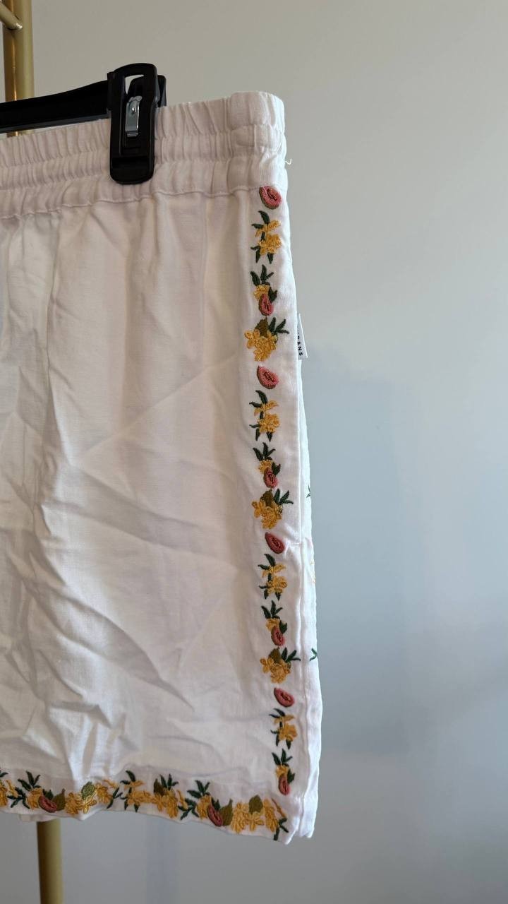 Mavrans Men’s Hawaiian Linen Shorts Tropical Print XL $109 NWT