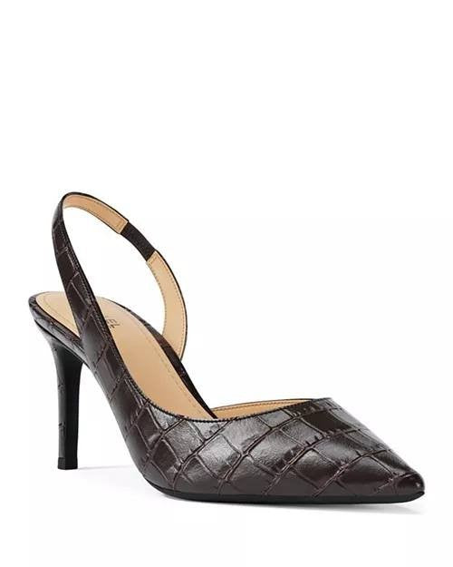 Michael Michael Kors Slingback Pumps Chocolate 9.5 M New With Box $115.00