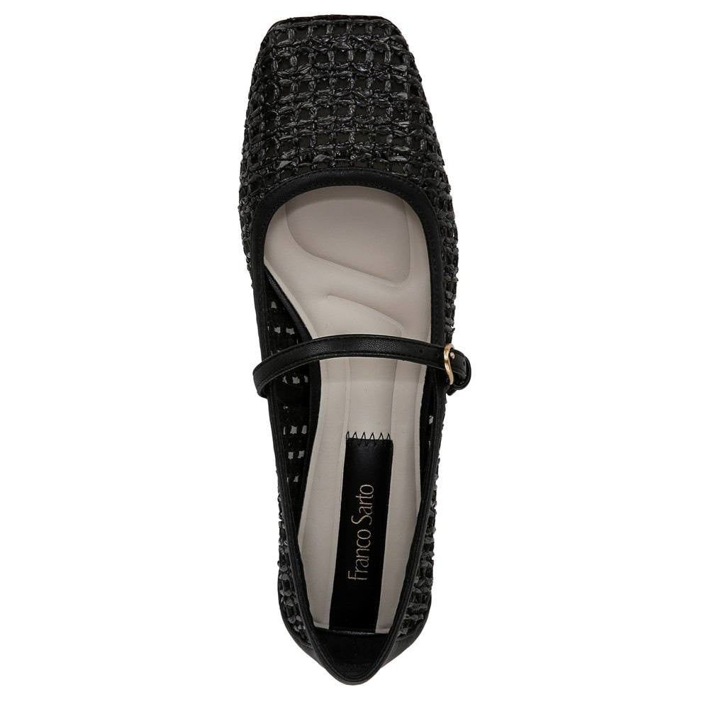 Franco Sarto “Tinsley” Mary Jane Flats – Size 6M – Black Mesh – Preowned