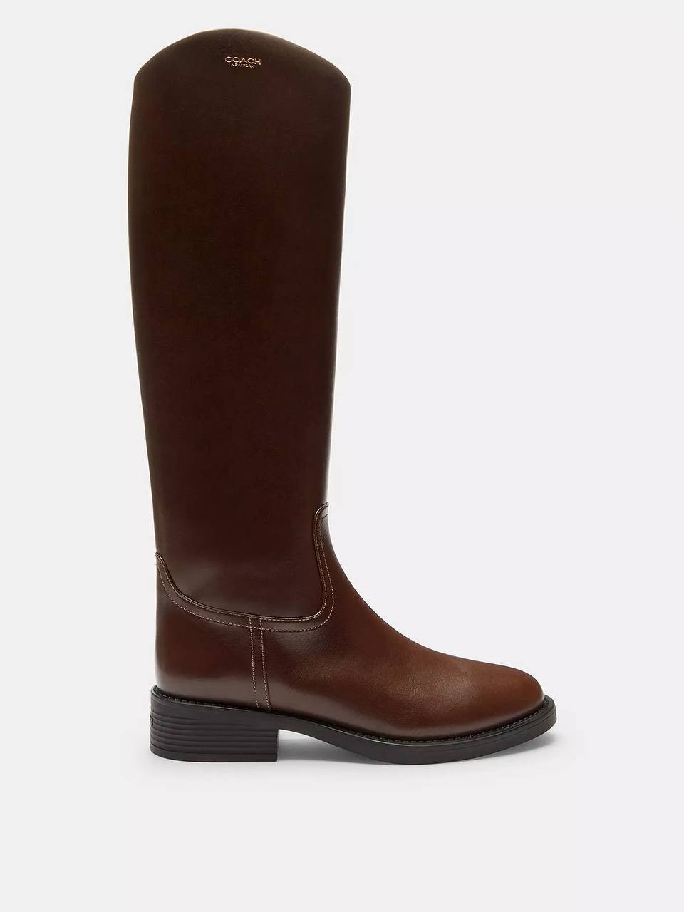 Coach Tall Boots Brown 8 B Pre-Owned $415
