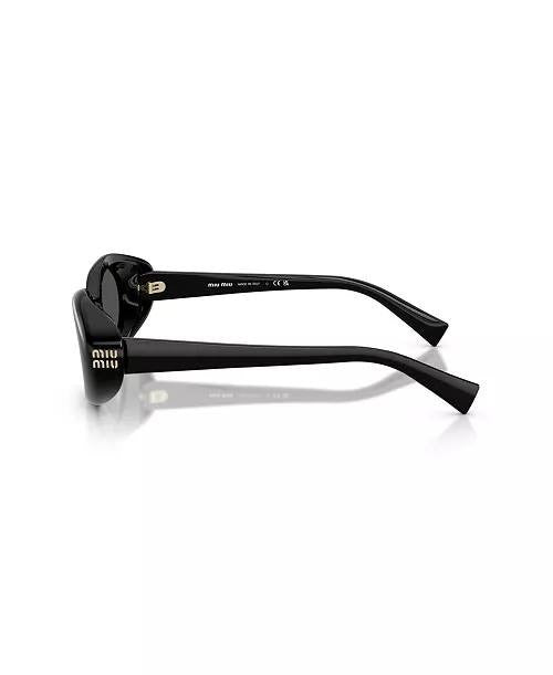Miu Miu Oval Sunglasses Black OS NWT $524.00