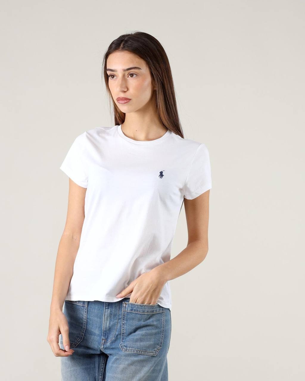 Polo Ralph Lauren Cotton T‑Shirt XXS White NWT $68