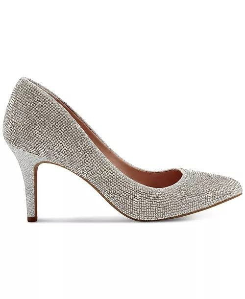 I.N.C.  International  Concepts   Pumps  Silver  Crystal  9.5M  New  $89.90