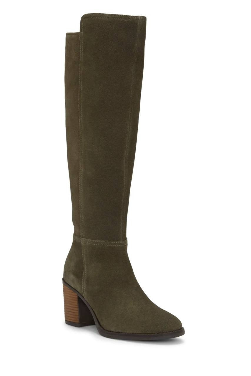 Lucky  Brand  Wide  Calf  Boots  Dark  Green  8.5  M  New  $130
